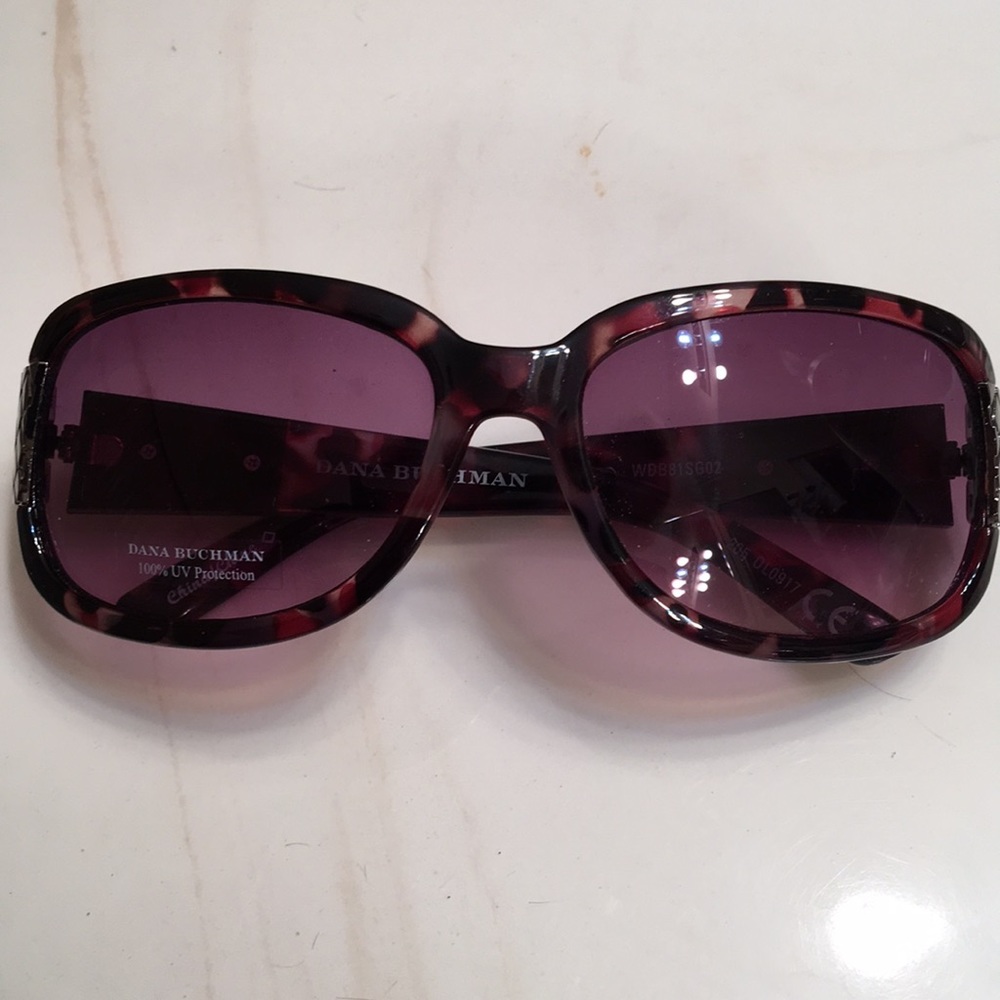 Dana Buchman pink tint Turquoise sunglasses